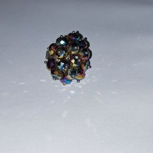Awesome bling ring adjustable beads multi color